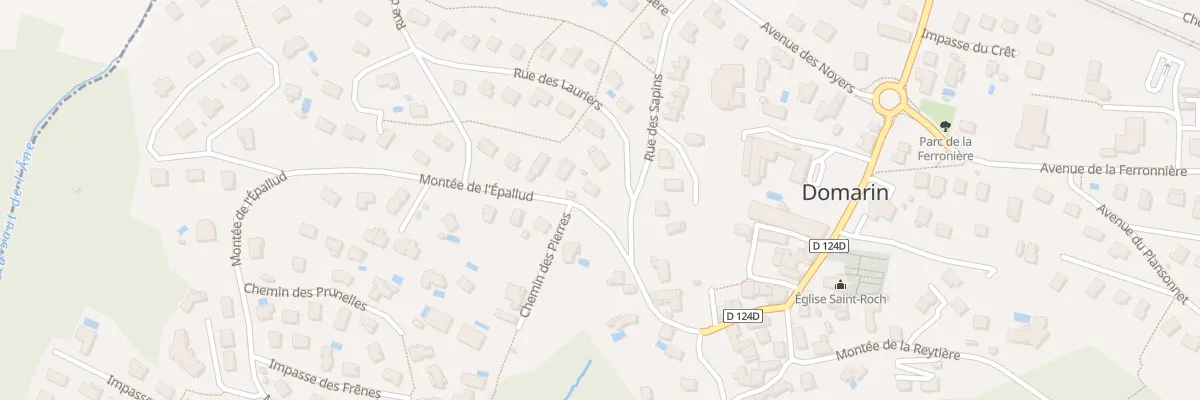 Plan du 8 Rue des Sapins à Domarin