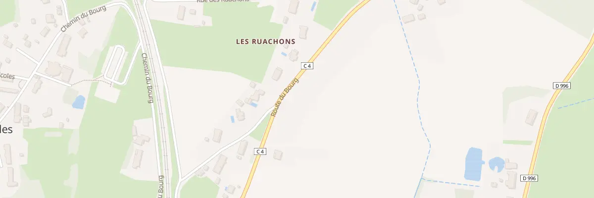Plan du 485 Rte du Bourg à Bruailles