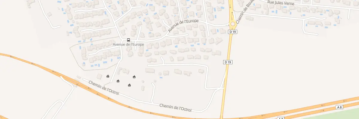 Plan du 8 Maubequi et Les Darrabades à Coudoux