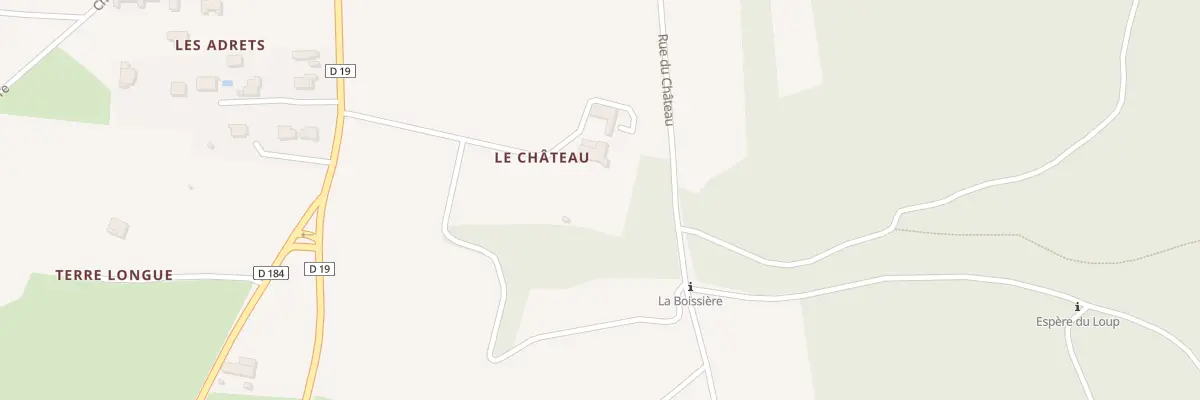 Plan du 354A Che du Château à Flassan