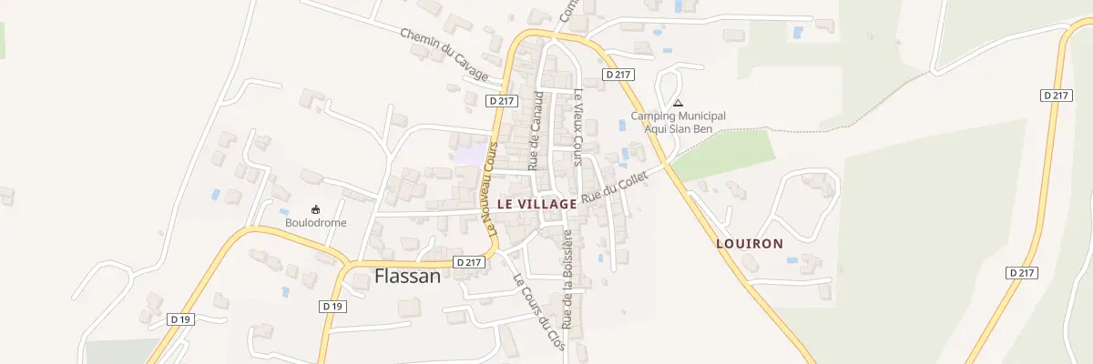 Plan du 40 Pl de la Mairie à Flassan