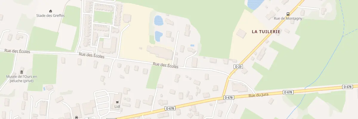 Plan du 899A All de la Tuilerie à Louhans-Châteaurenaud