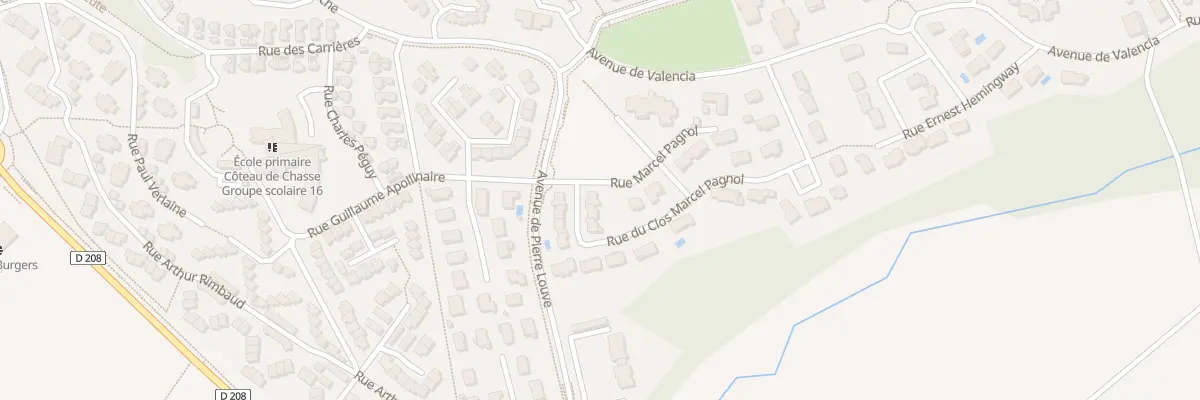 Plan du 1 Rue Marcel Pagnol à L’Isle-d’Abeau