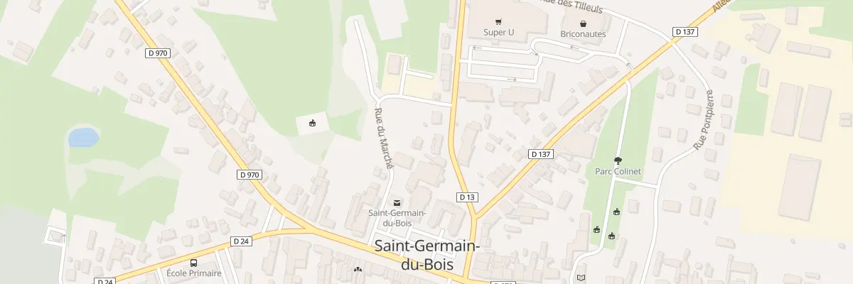 Plan du 7 Rte de Pierre à Saint-Germain-du-Bois