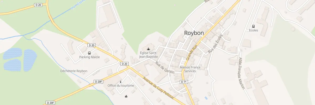Plan du 94 Rue de l’Eglise à Roybon
