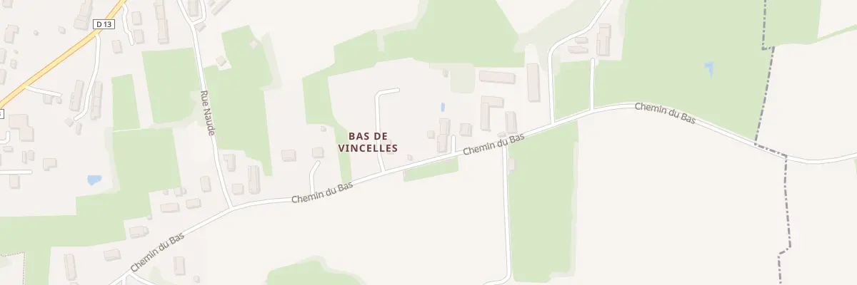 Plan du 781 Chem du Bas à Vincelles