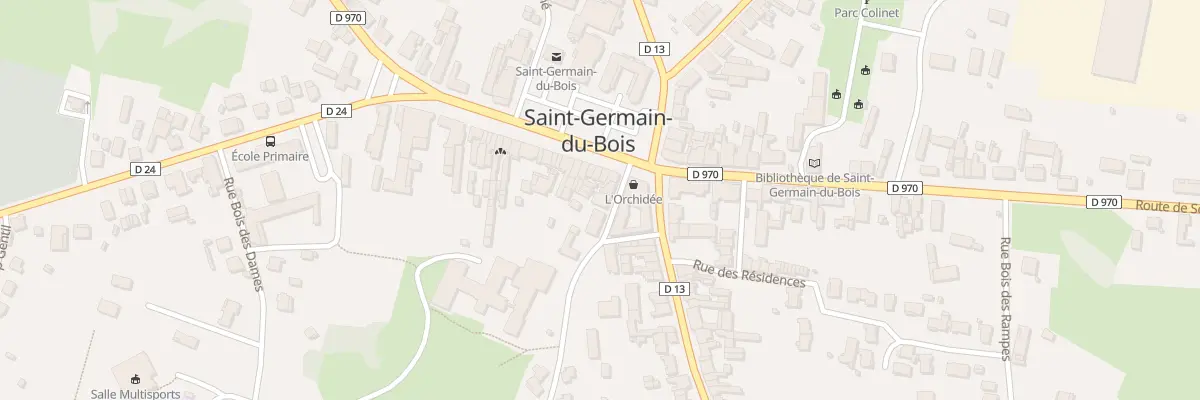 Plan du 5575 Rue Charles Michelland à Saint-Germain-du-Bois