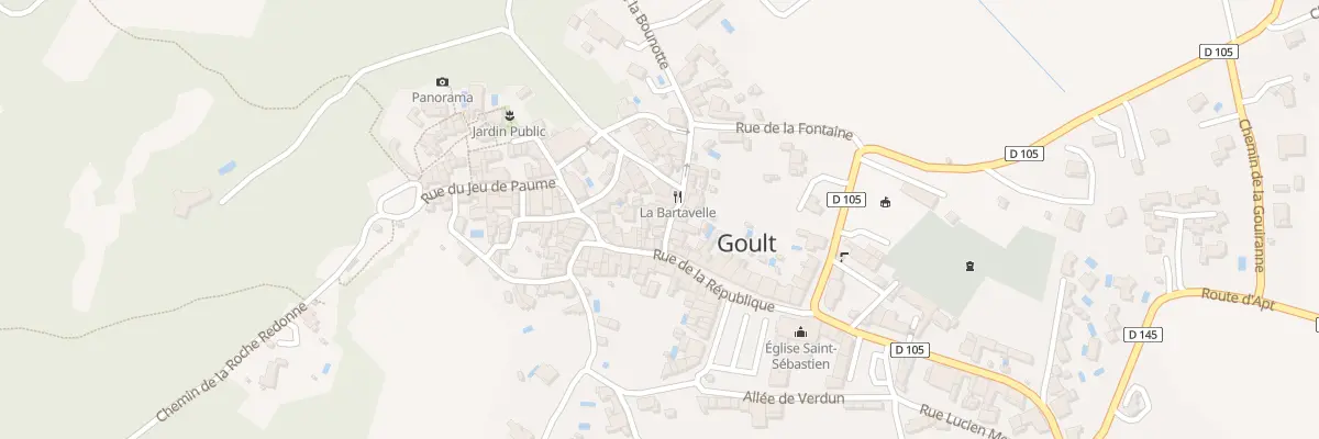Plan du 19 Rue du Cheval Blanc à Goult