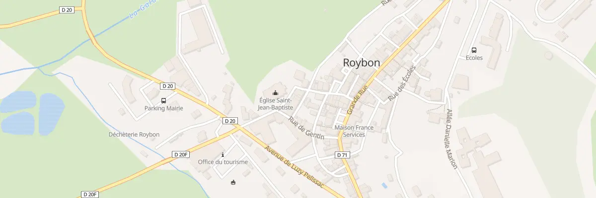 Plan du 16 Rue des Charmilles à Roybon