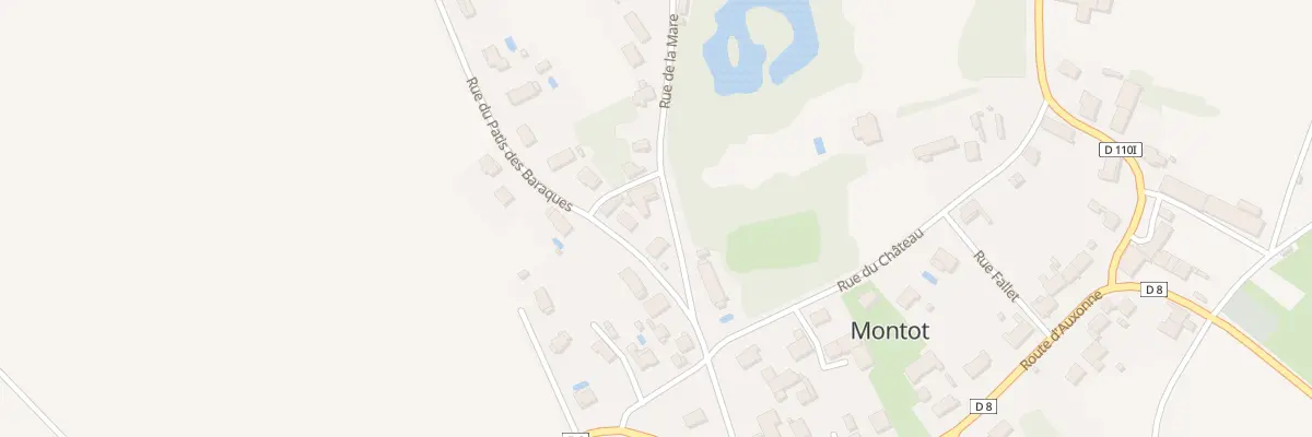 Plan du 3 Rue de la Mare à Montot