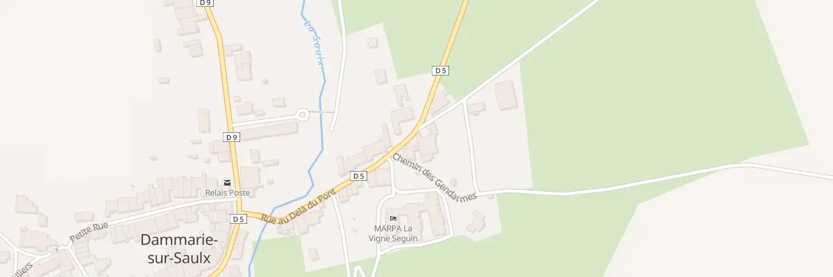 Plan du 20 Rue au Dela du Pont à Dammarie-sur-Saulx