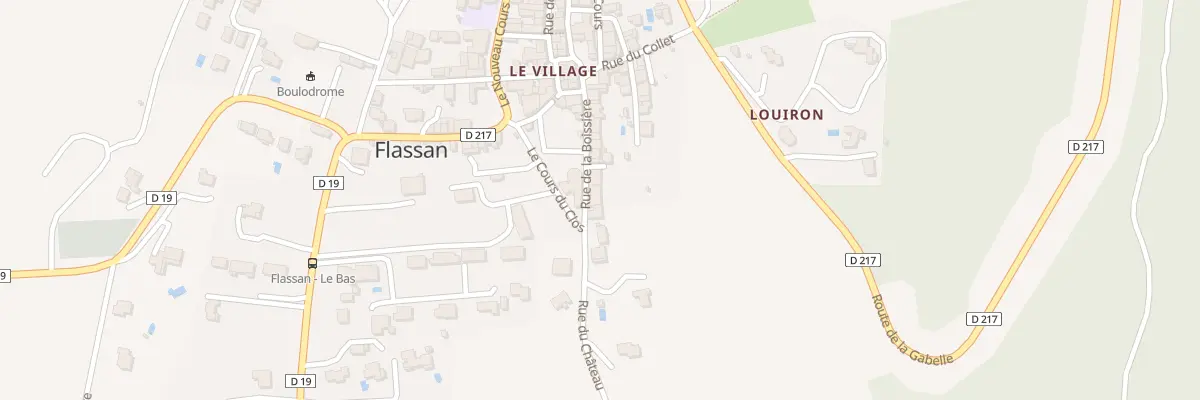 Plan du 97 Rue de la Boissière à Flassan