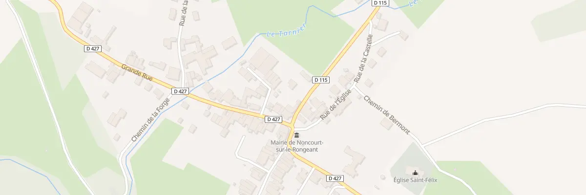 Plan du 2 Rue Grande Rue à Noncourt-sur-le-Rongeant