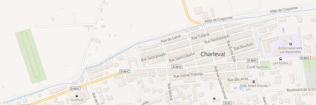 Plan du 94 Rue Saint Joseph à Charleval