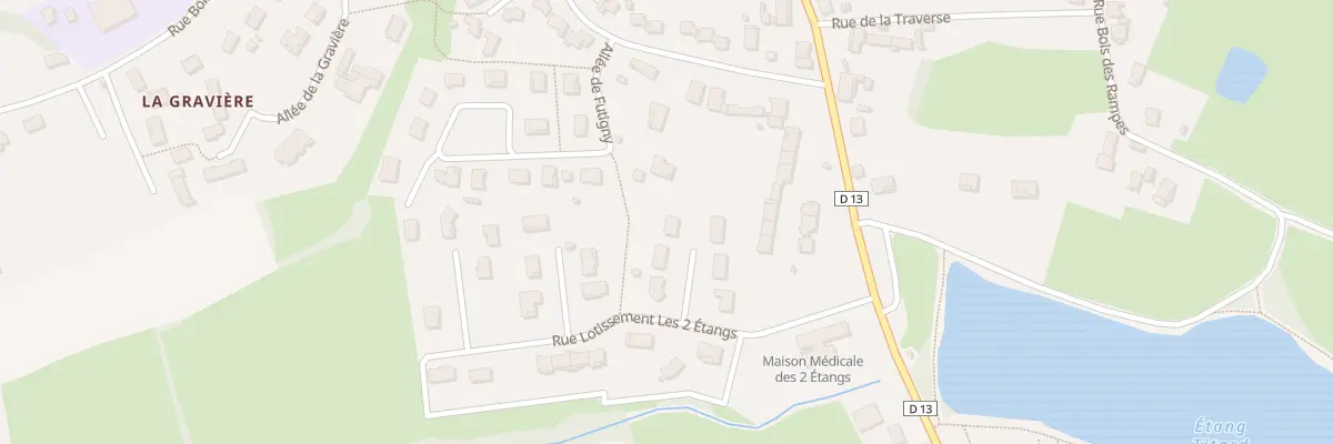 Plan du 8 Rue Lot Les 2 Etangs à Saint-Germain-du-Bois