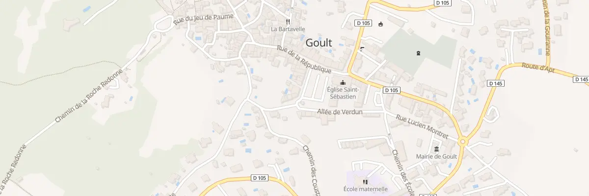 Plan du 50 Rue du Luberon à Goult