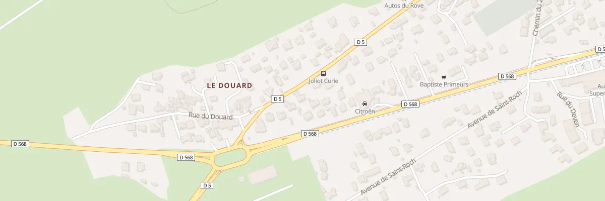 Plan du 43 Av Joliot Curie au Rove