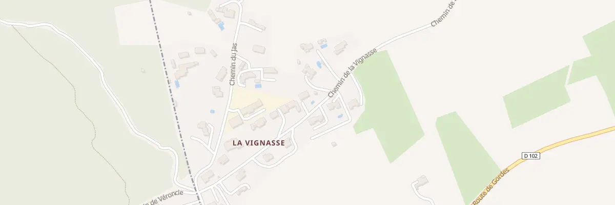 Plan du 844 Che de la Vignasse à Joucas