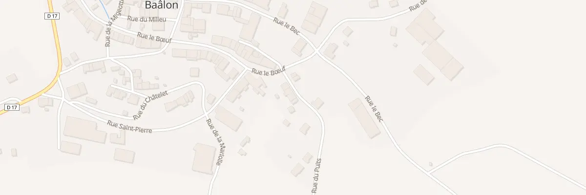 Plan du 6 Rue du Puits à Baâlon