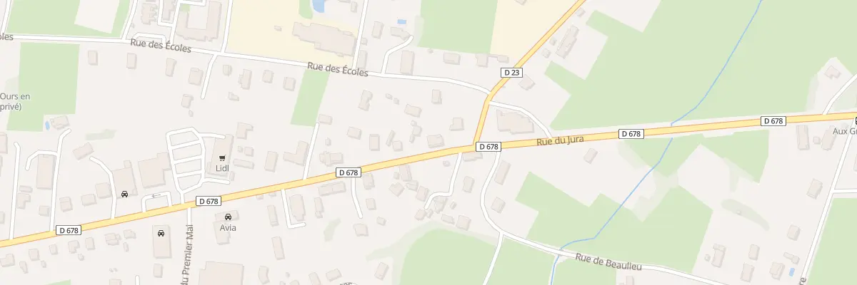 Plan du 95 Rue du Jura à Louhans-Châteaurenaud