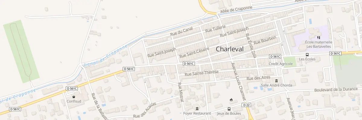 Plan du 58 Av Gaston Roux à Charleval