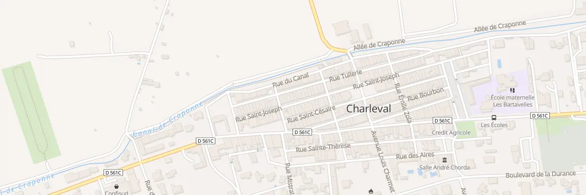 Plan du 51 Rue Tuilerie à Charleval