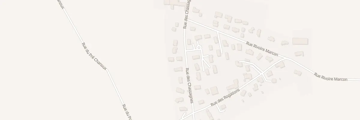 Plan du 117 Rue des Chassagnes à Saint-Siméon-de-Bressieux
