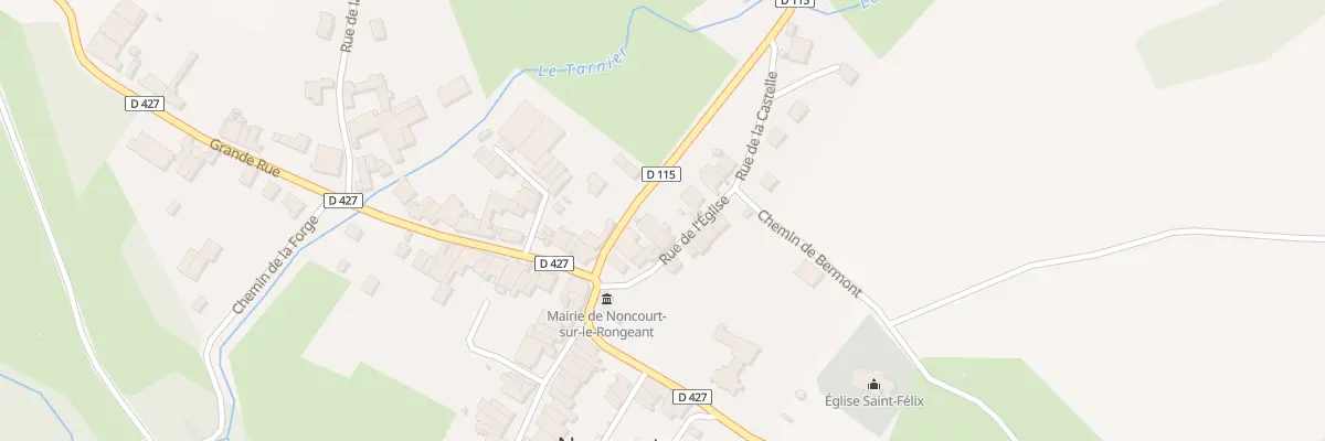 Plan du 4 Rue du Tarnier à Noncourt-sur-le-Rongeant