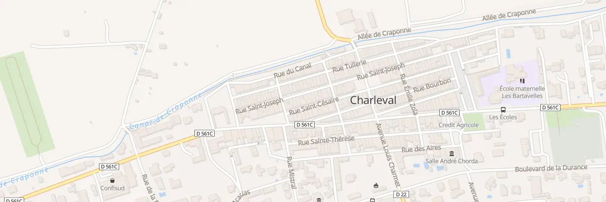 Plan du 11 Rue Saint Joseph à Charleval
