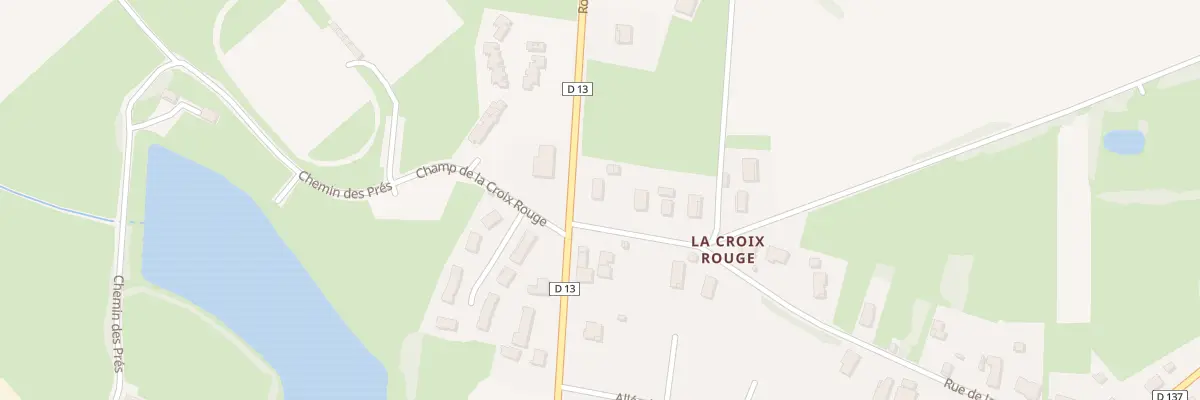 Plan du 42 Rue de la Croix Rouge à Saint-Germain-du-Bois