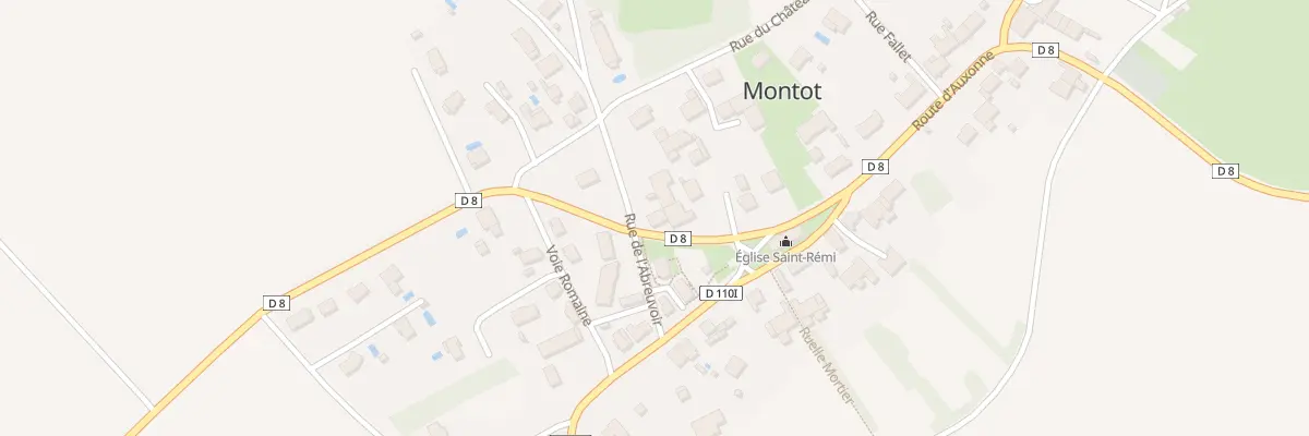 Plan du 2 Rue de l’Abreuvoir à Montot