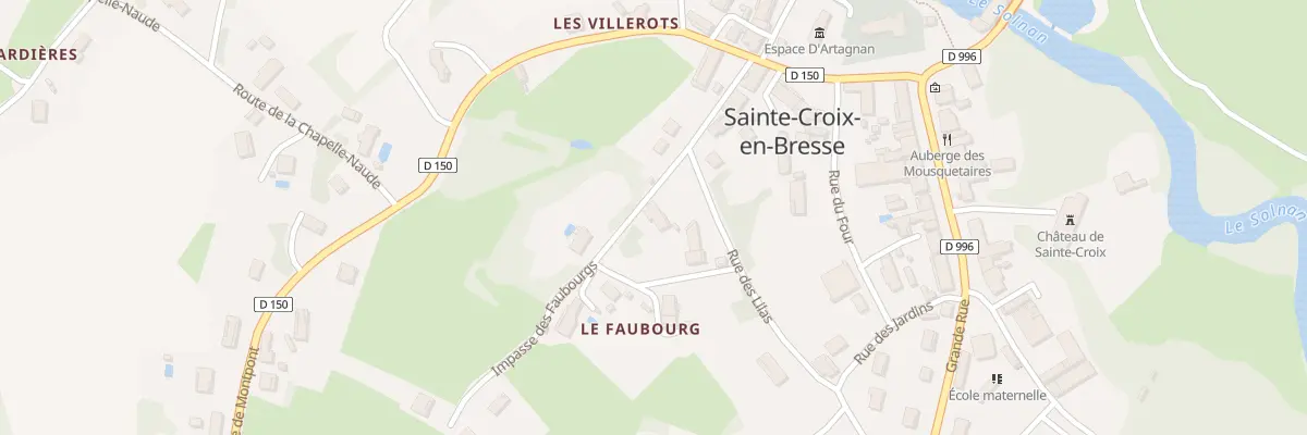 Plan du 35 Imp des Faubourgs à Sainte-Croix-en-Bresse