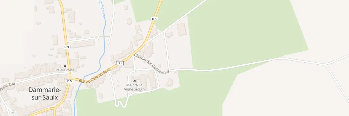 Plan du 9001 Che du Chanois à Dammarie-sur-Saulx