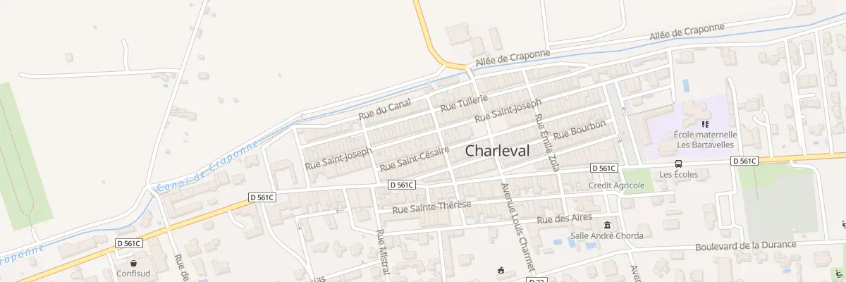 Plan du 5009 Rue Saint Joseph à Charleval