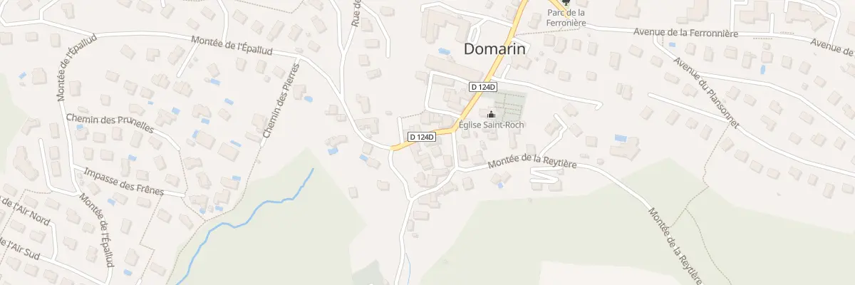 Plan du 3 Mte de l’Epallud à Domarin