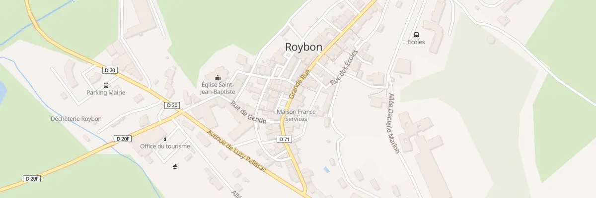 Plan du 34 Rue de la Mairie à Roybon