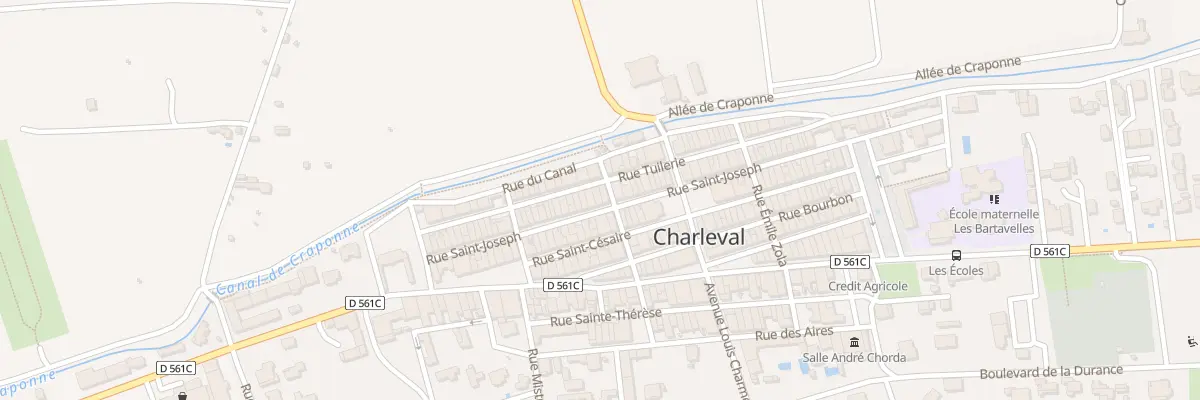 Plan du 62 Rue Saint Joseph à Charleval