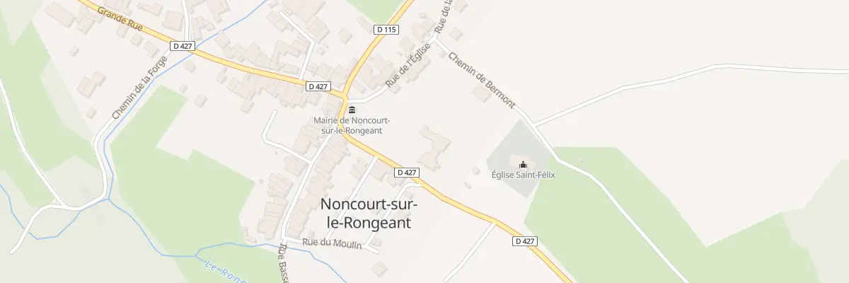 Plan du 3 Pl de la Mairie à Noncourt-sur-le-Rongeant