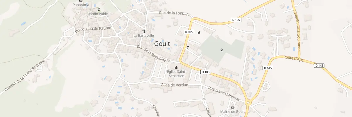 Plan du 5 Av Eugène Ducroit à Goult