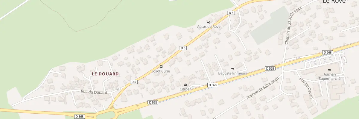 Plan du 37 Av Joliot Curie au Rove