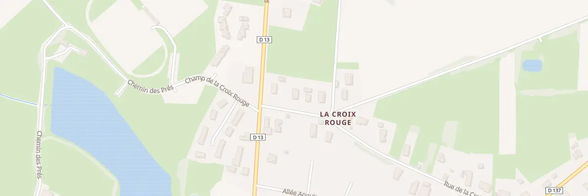 Plan du 40 Rue de la Croix Rouge à Saint-Germain-du-Bois