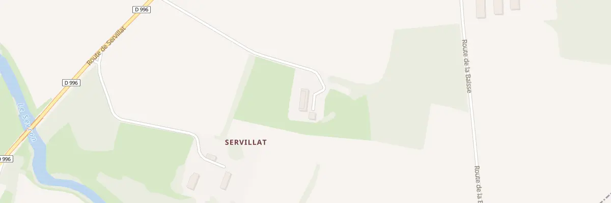 Plan du 441 Rte de Servillat à Varennes-Saint-Sauveur