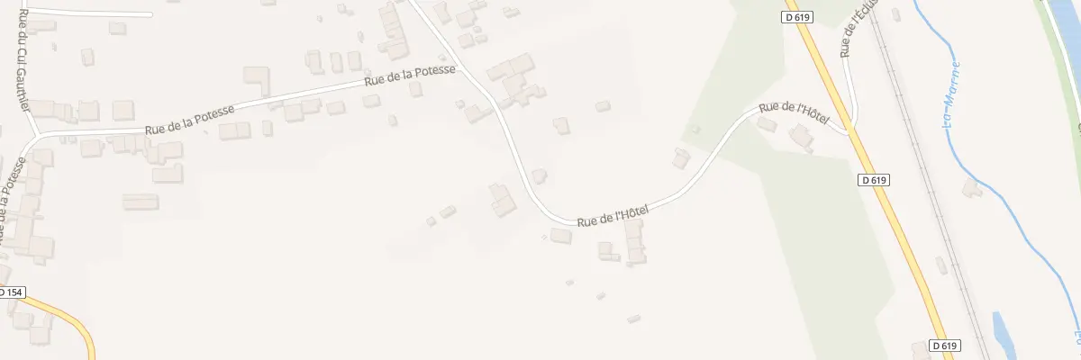 Plan du 7 Rue de l’Hotel à Marnay-sur-Marne