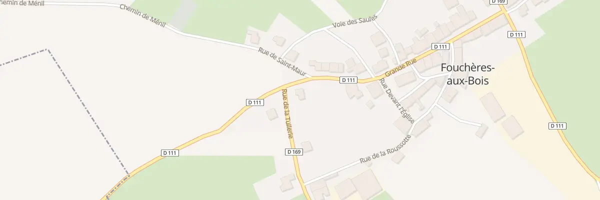 Plan du 1 Rue de la Tuilerie à Fouchères-aux-Bois