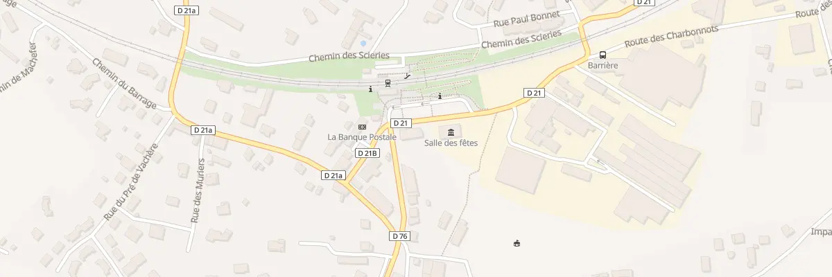 Plan du 5235 La Gare à Saint-Hilaire-du-Rosier