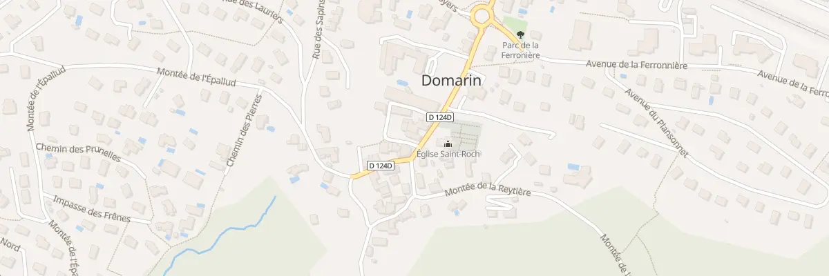 Plan du 2 Pl des Tilleuls à Domarin