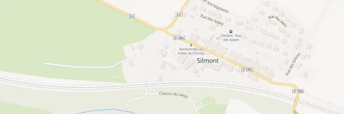 Plan du 6 Rue du Gué à Silmont