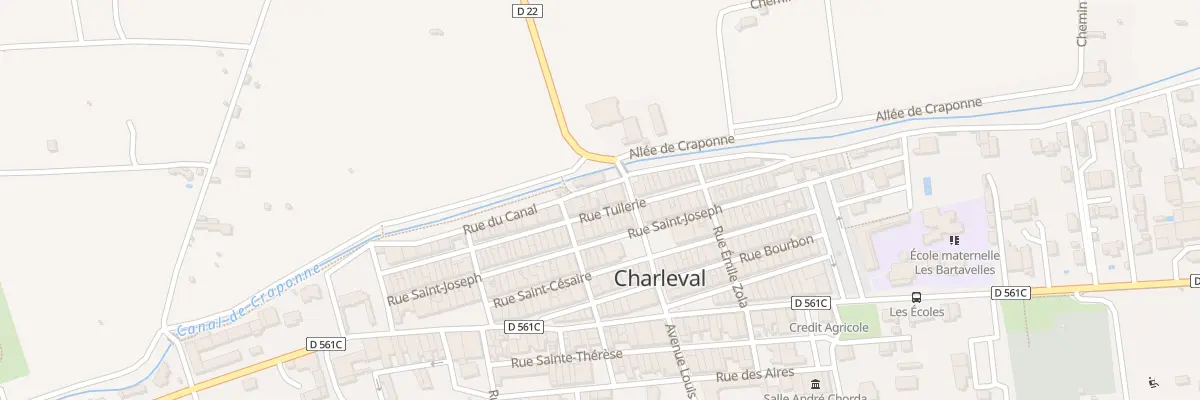 Plan du 28 Rue Tuilerie à Charleval