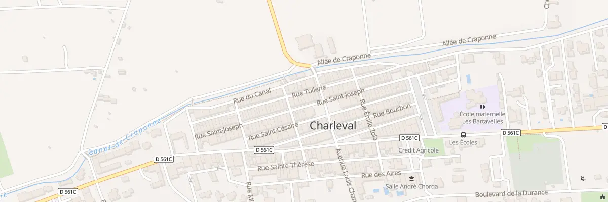 Plan du 54 Rue Saint Joseph à Charleval