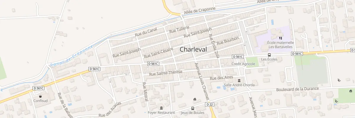 Plan du 26 Av Gaston Roux à Charleval